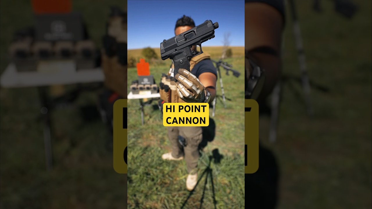 Первая стрельба из Hi Point YEET CANNON