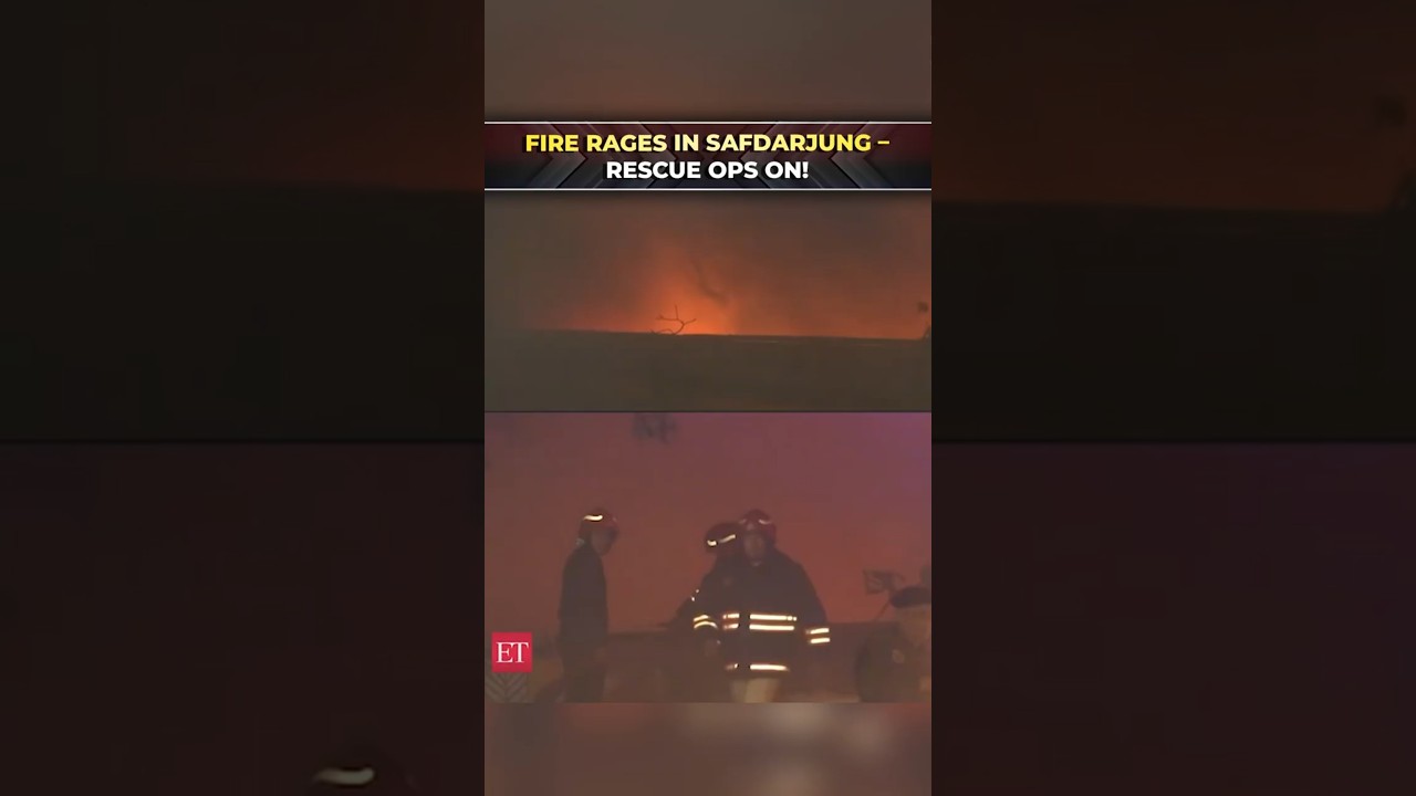 Massive fire breaks out in Safdarjung&rsquo;s NDMC godown, rescue operations underway