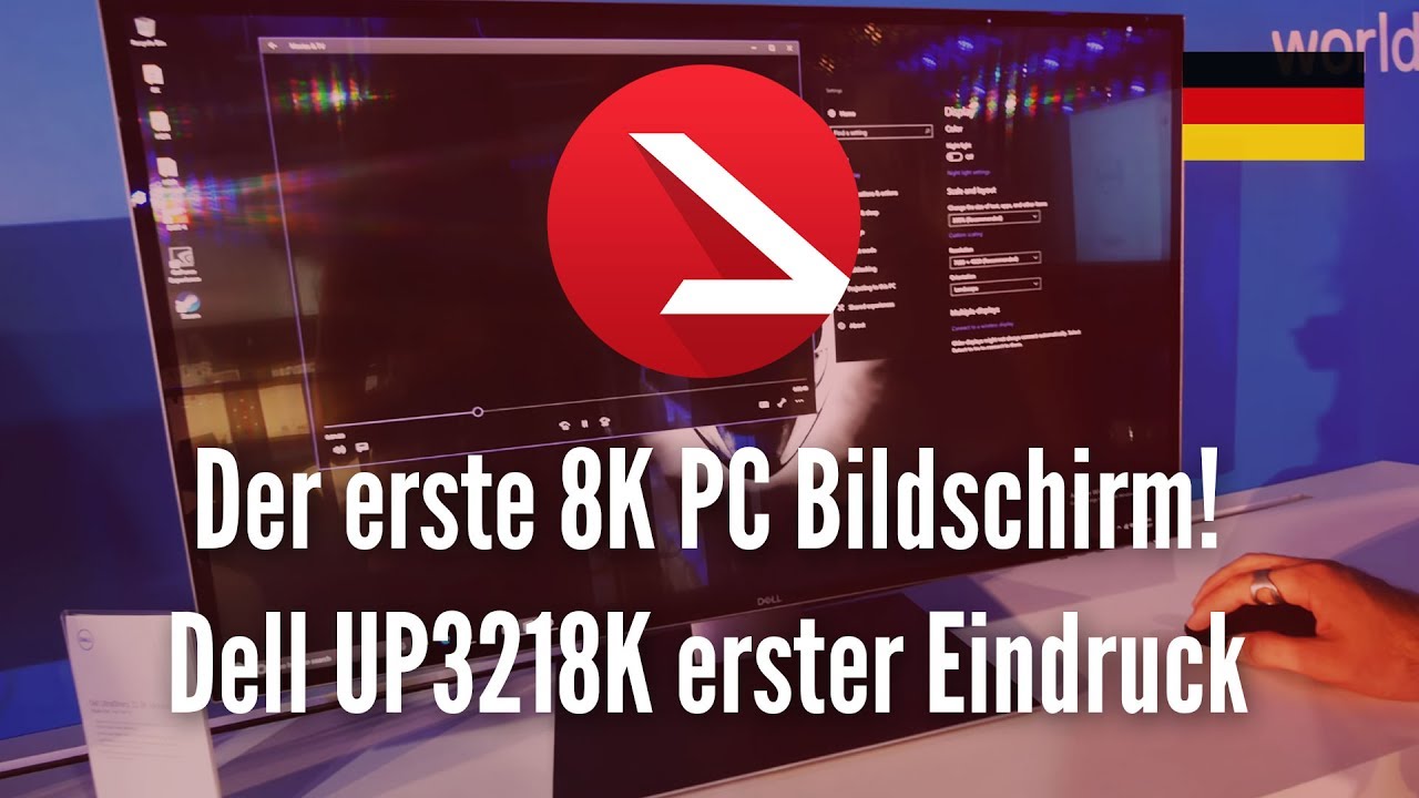Der erste 8K PC Bildschirm! | Dell UP3218K | erster Eindruck