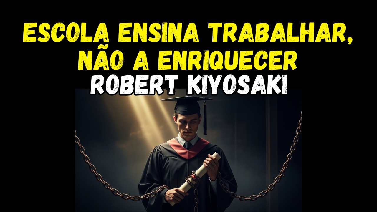 A escola te ensinou a trabalhar, não a enriquecer - [Robert Kiyosaki]
