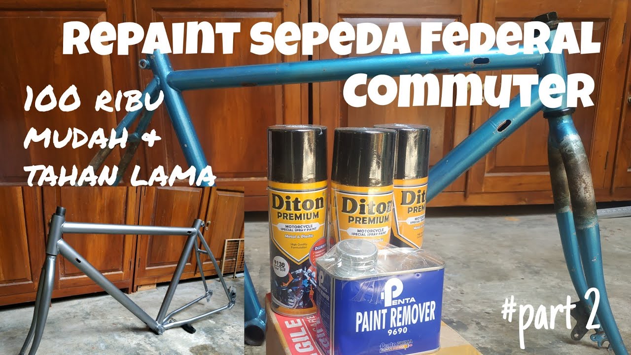 Repaint Frame Federal Commuter | MURAH, MUDAH, dan AWET