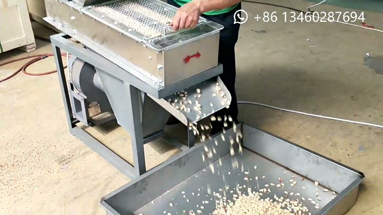 Commercial Automatic Groundnut Red Skin Peeler Dry Peanut Peeling Machine Roasted peanut peeler