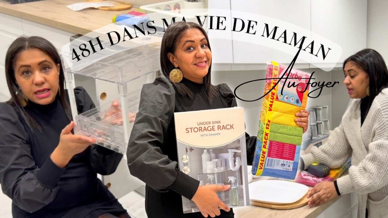 Organisation cuisine rangement 🧹 et retour de courses grand frais Aldi et action 