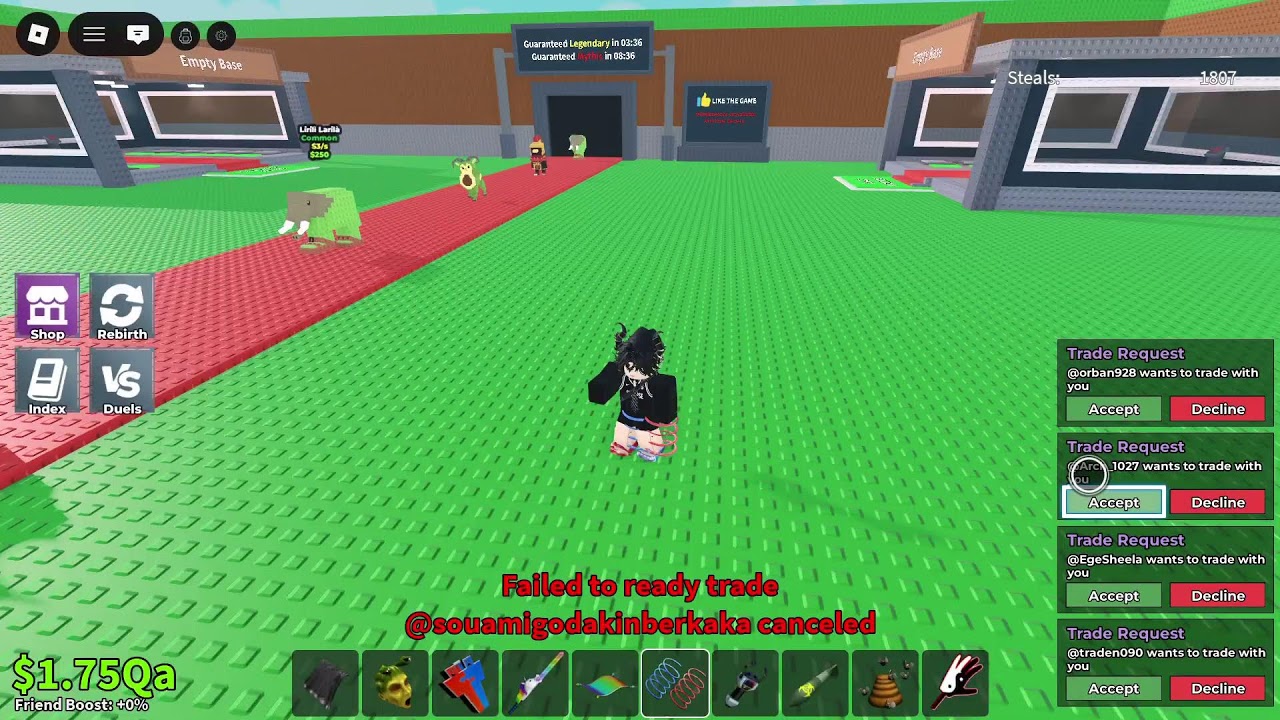 TRADING AND PVP