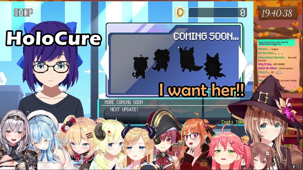 Risu's First HoloCure Experience and Reaction When Seeing Familiar References, Enemies and Fubuzilla