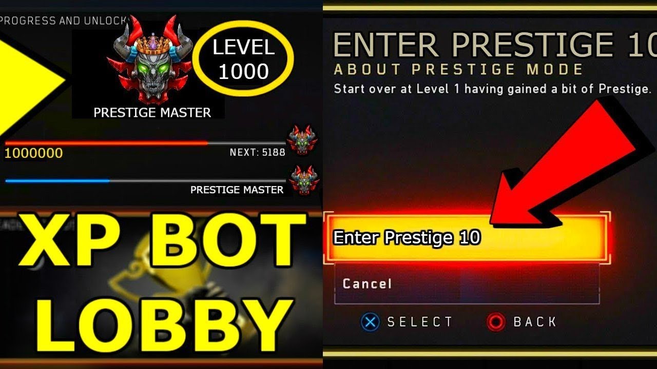 *NEW* BO4 BOT LOBBY GLITCH! XP LOBBY BO4! BO4 PRESTIGE GLITCH! BO4 XP GLITCH! BO4 XP LOBBY!