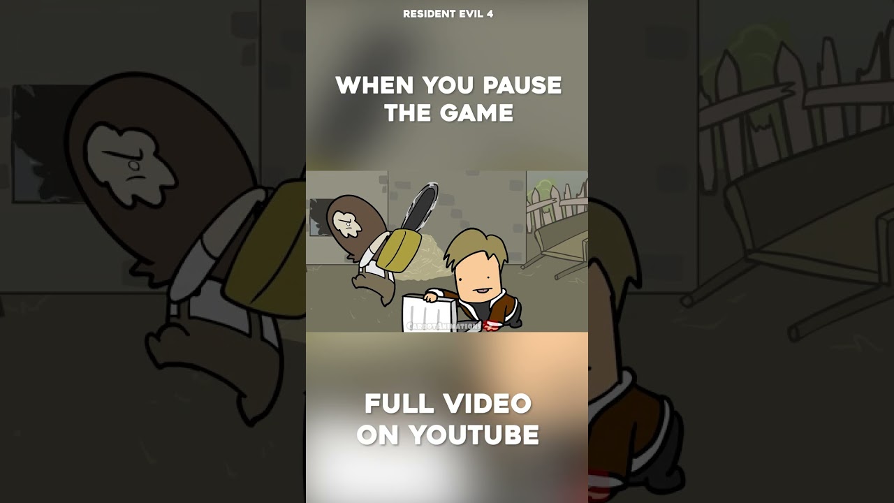 When you pause the game #residentevil4 #residentevil4remake