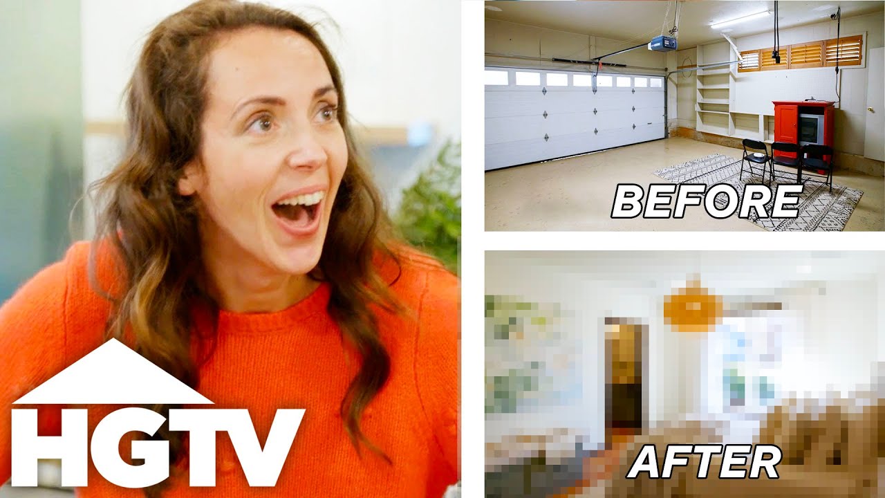 How To Transform Your Garage Into Master Bedroom | Fixer to fabulous | HGTV