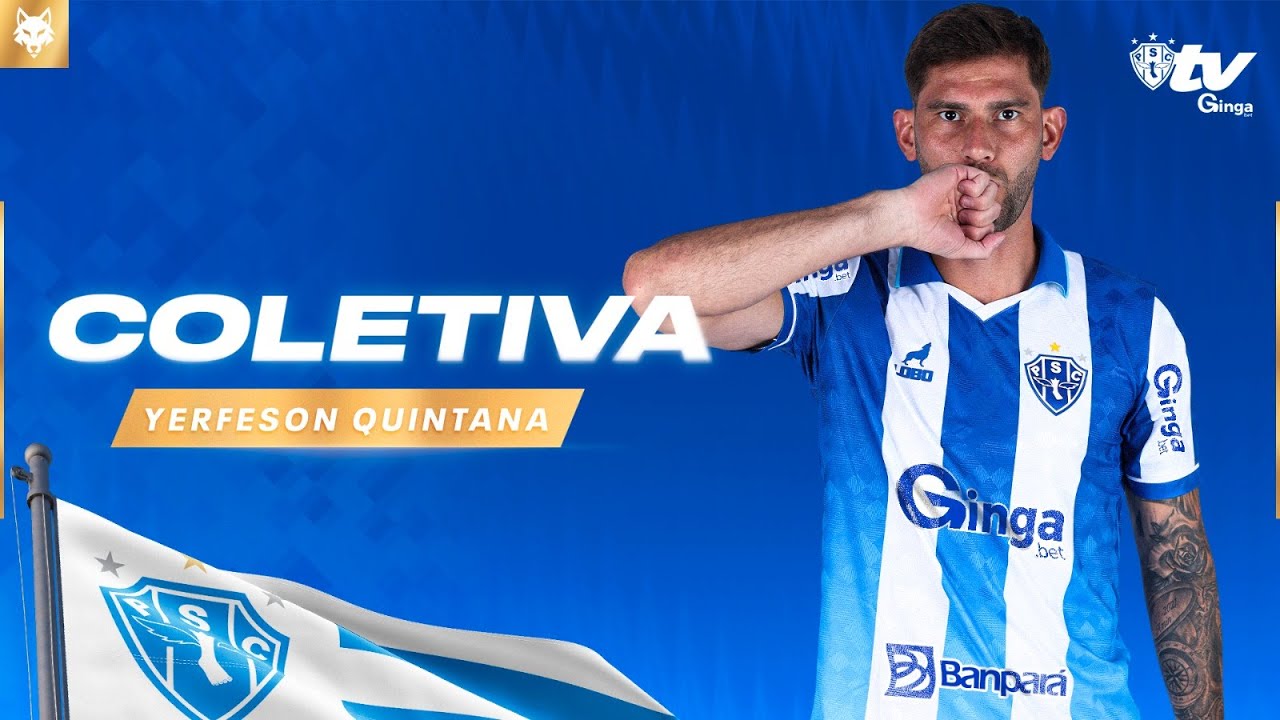 #PapãoTVGingaBet: COLETIVA DO ZAGUEIRO YEFERSON QUINTANA - 27/01/2026