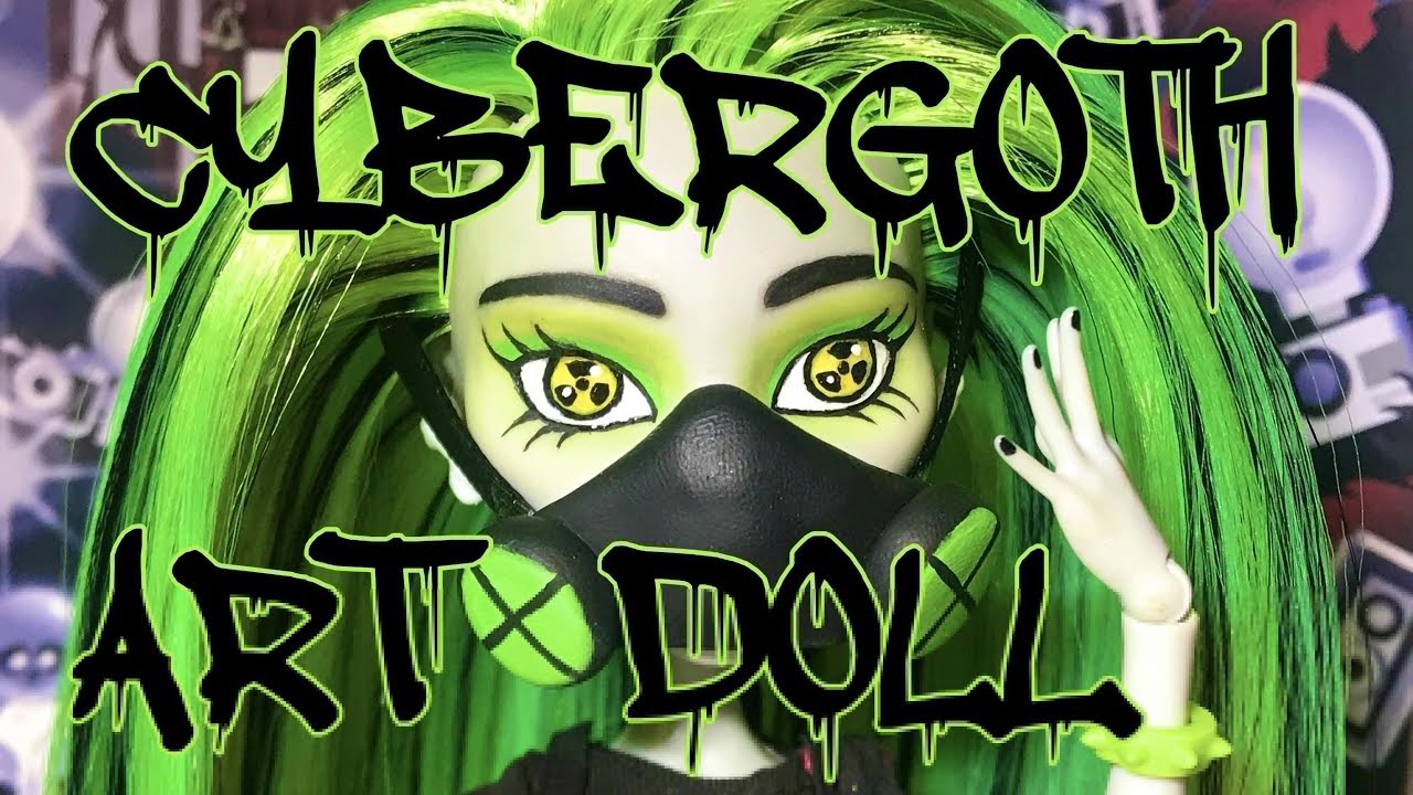 Repaint | ATOMICA Cybergoth OOAK Art Doll