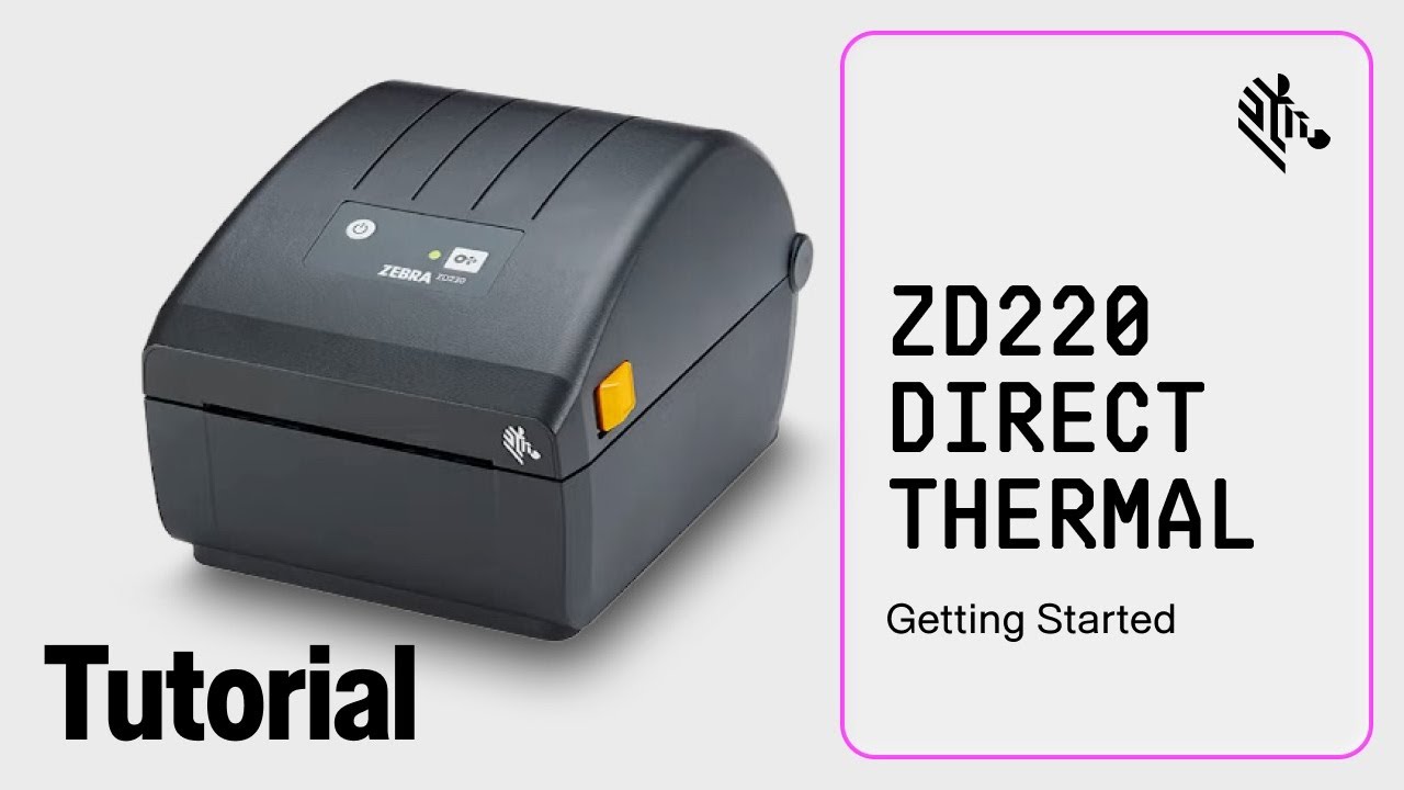 Настройка принтера прямой термопечати ZD220 | Zebra