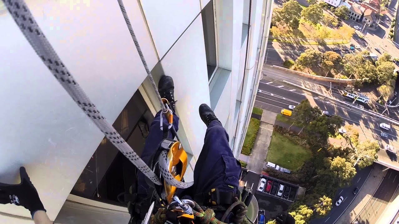 Rope Access Facade Buffing - GoPro