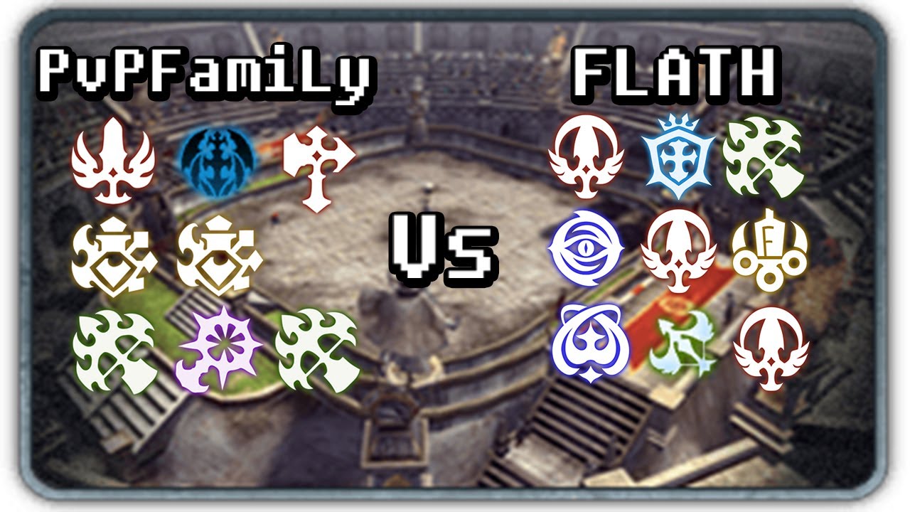 DN INA (93 lvl cap) PVP Wipeout (Kill or Fall) GVG: PvPFamiLy Vs FLATH #2