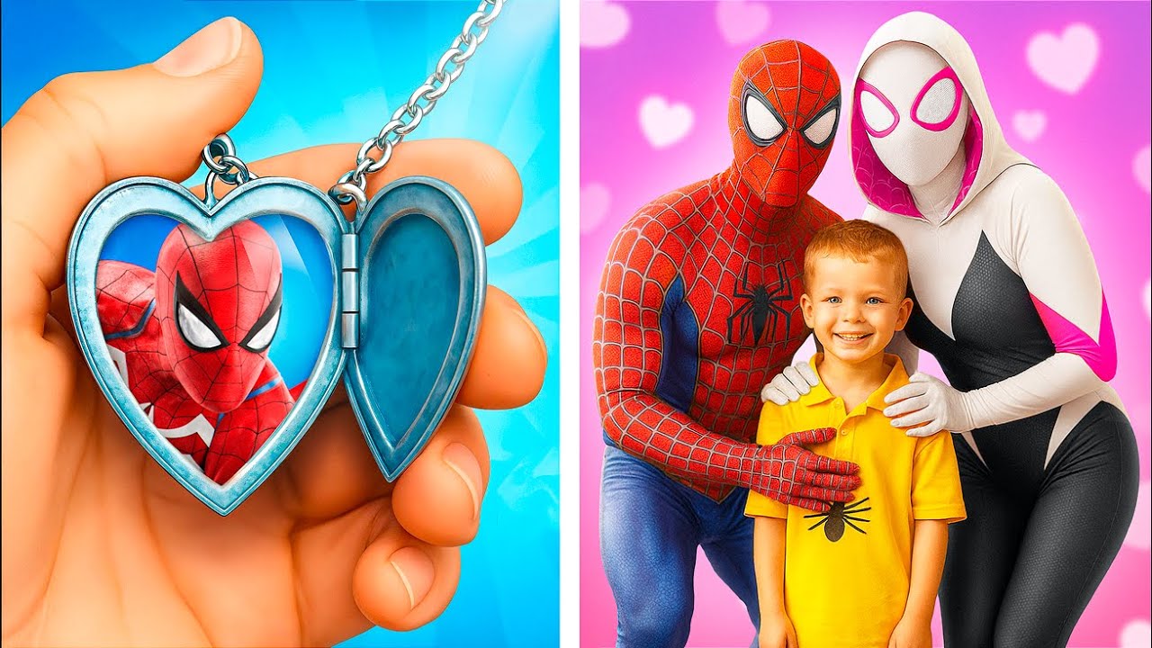 Homem-Aranha & Gwen Stacy Se Casam! Fui Adotada por Super-Heróis!