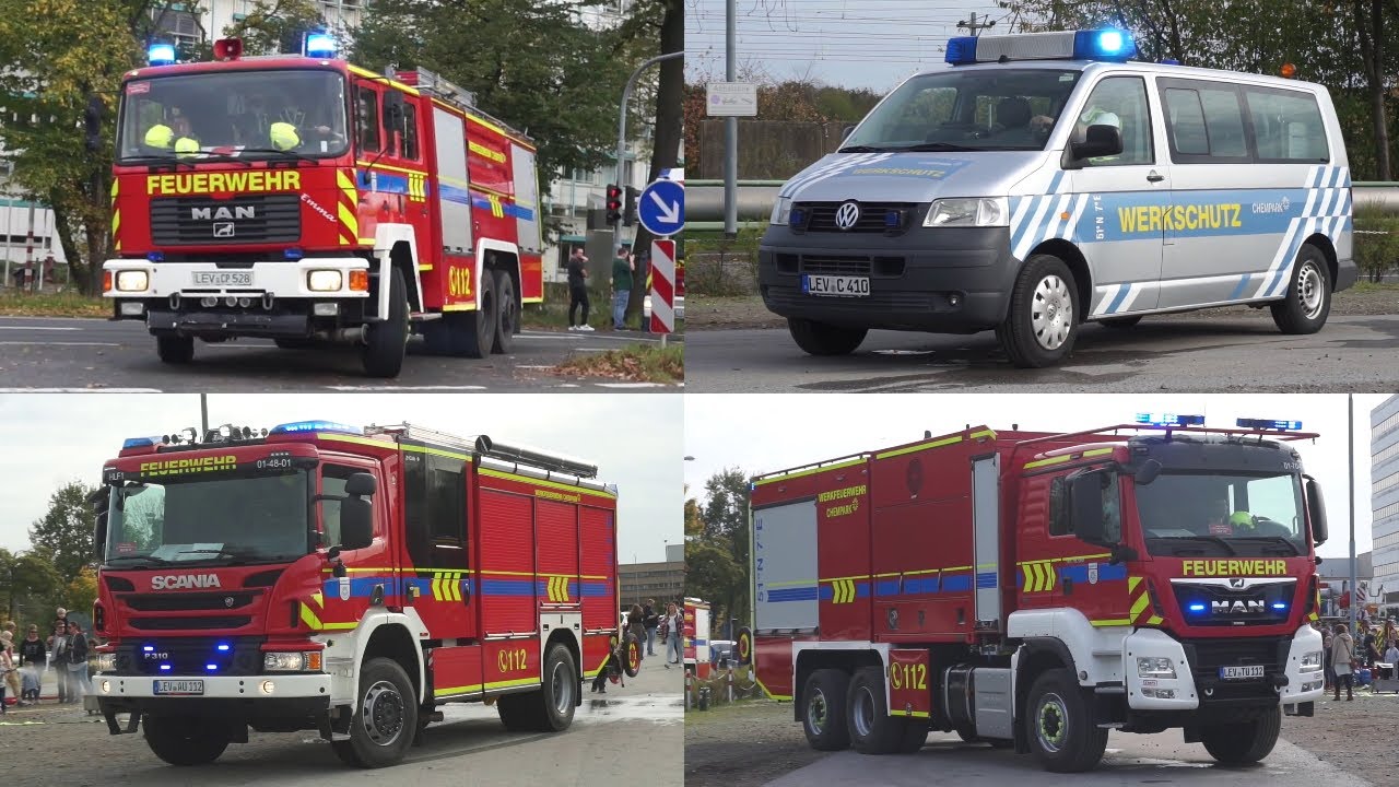 [WERKFEUERWEHR, WERKSCHUTZ & GESUNDHEITSSCHUTZ CHEMPARK LEVERKUSEN] 20min Showfahrten bei Shooting