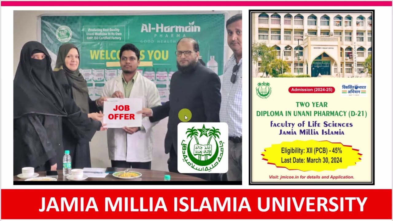Jamia Millia Islamia University Admission 2024 | Jamia Admission 2024 | JMI Admission 2024