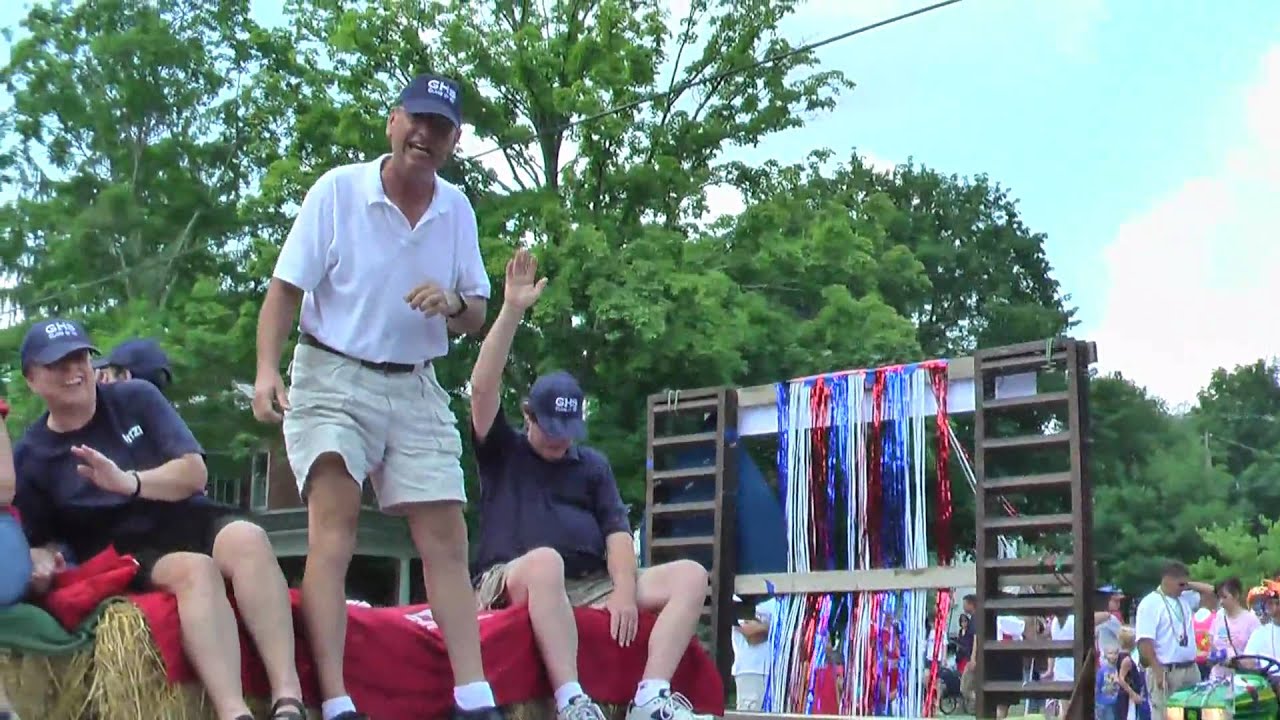 Granville Ohio 2010 Independence Day parade (fixed audio)