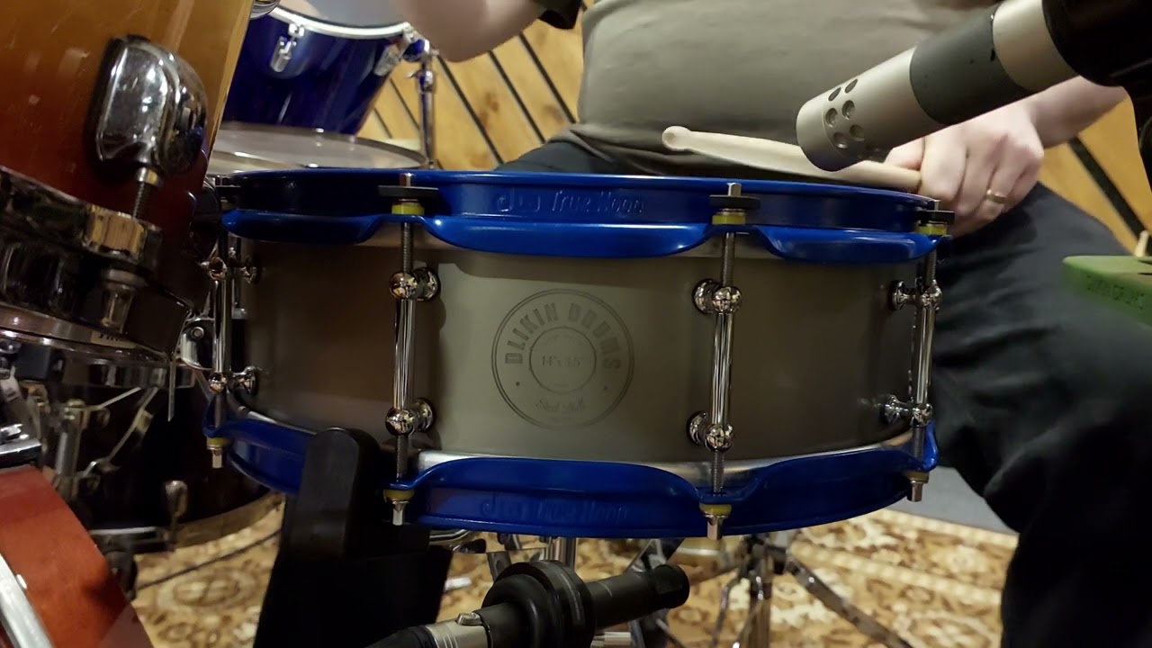 14" x 4.5" Dlikin Drums Cast Steel Snare (4 mm Thickness)