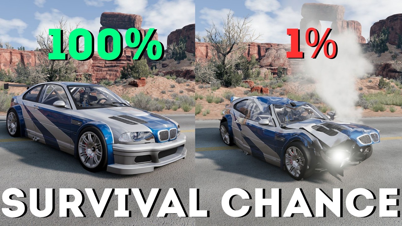 1% Chance of Survival! 💥 BeamNG.drive Insane Crashes #6