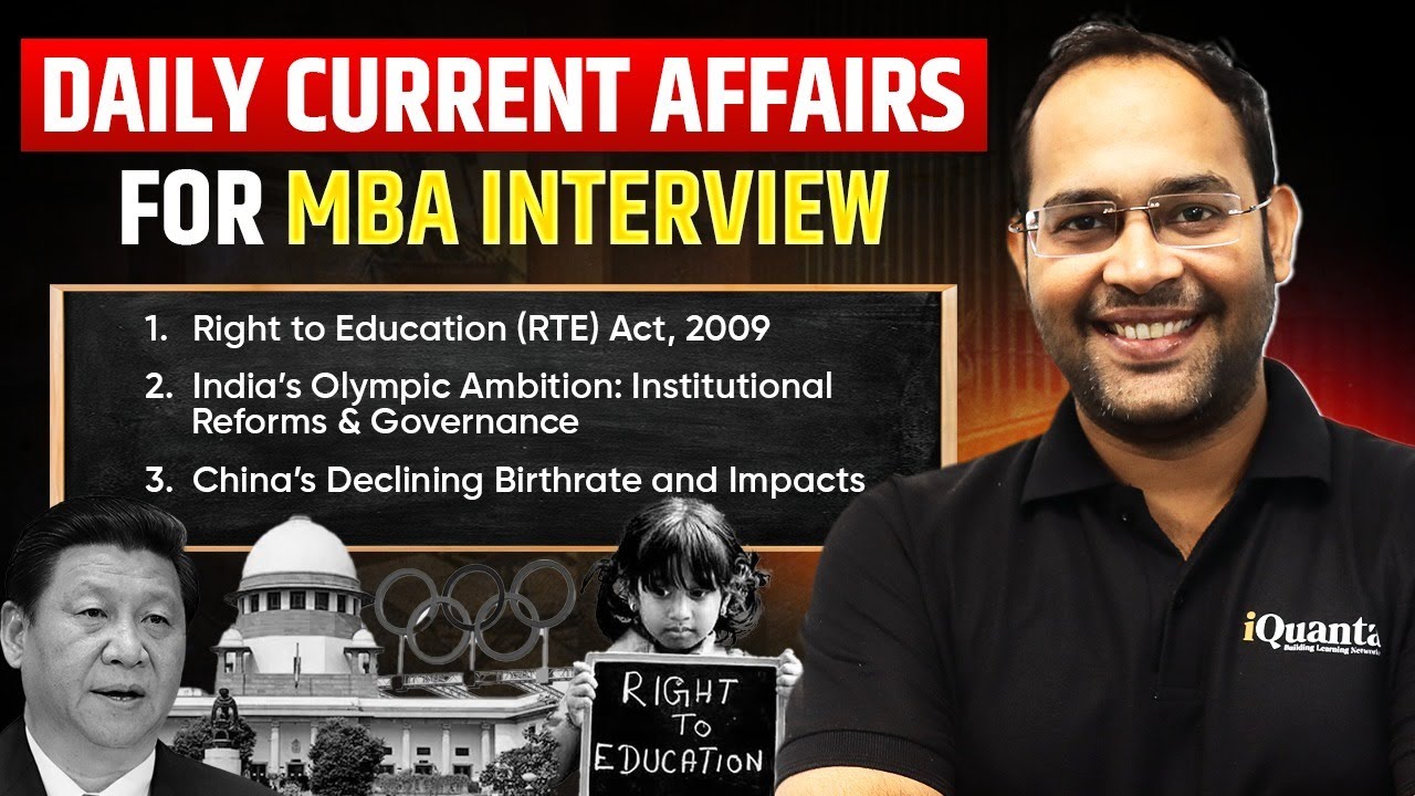Daily Current Affairs for CAT GDPI | MBA Interview Prep LIVE | 23 Jan 2026