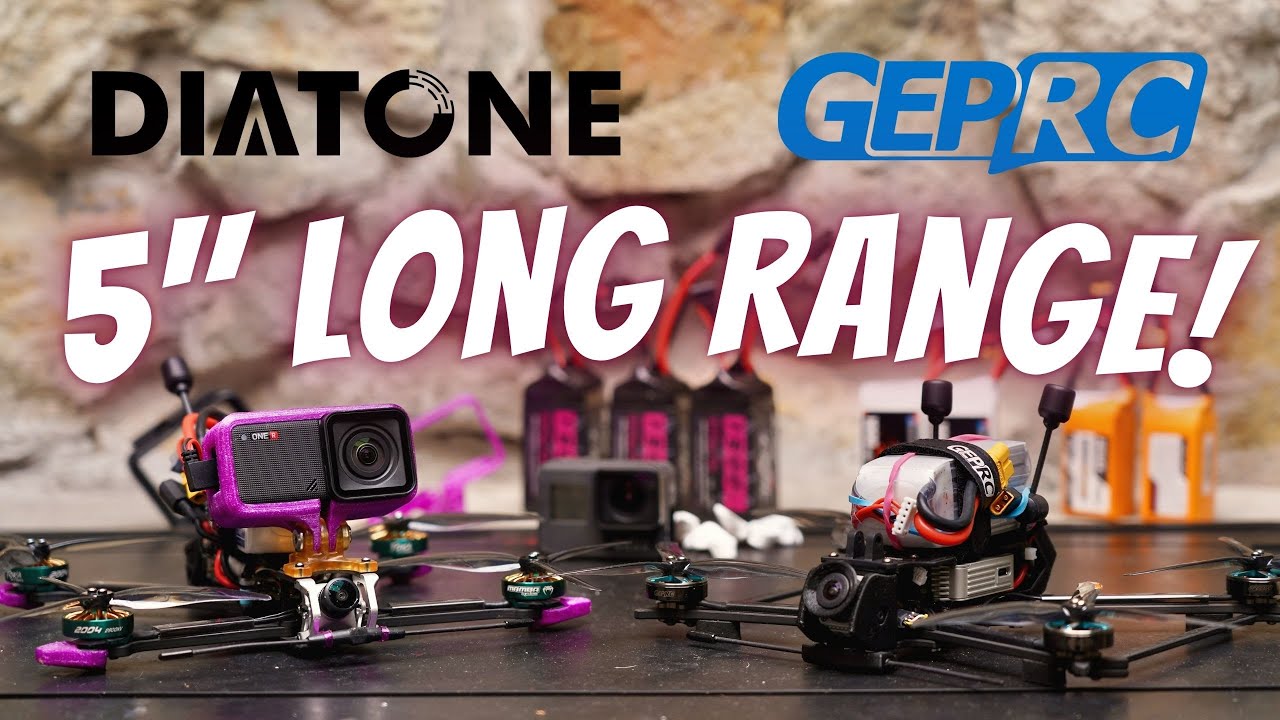 Лучший 5-дюймовый FPV-дрон большой дальности? Diatone Roma L5 против GepRC Crocodile 5 Baby