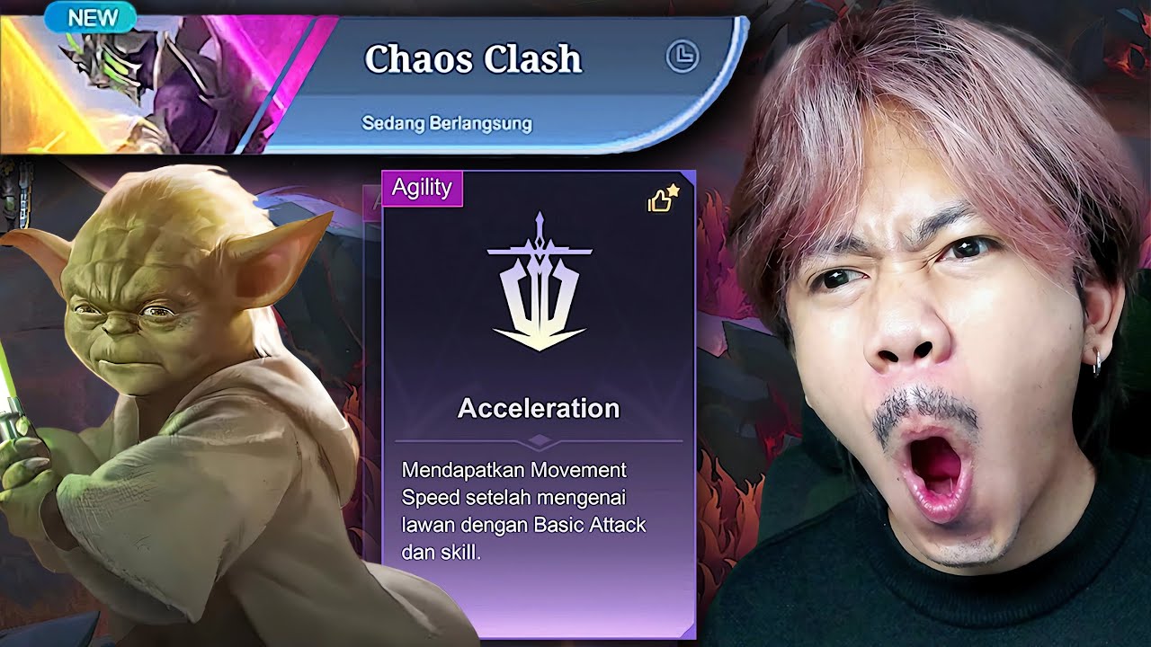 MAIN MODE CHAOS CLASH PAKAI CYCLOPS MODE TUYUL AUTO SAPU BERSIH - Mobile legends