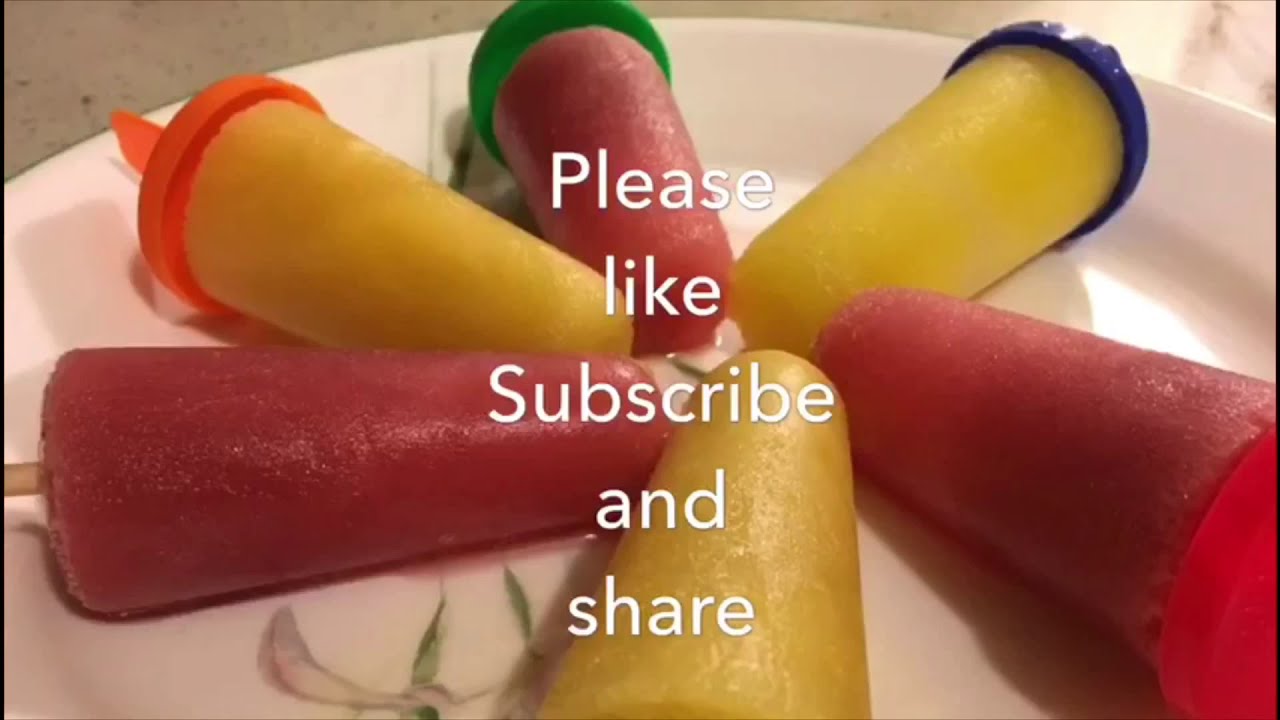 Summer Popsicles: Real Fruity Juicy and Yummy Popsicles