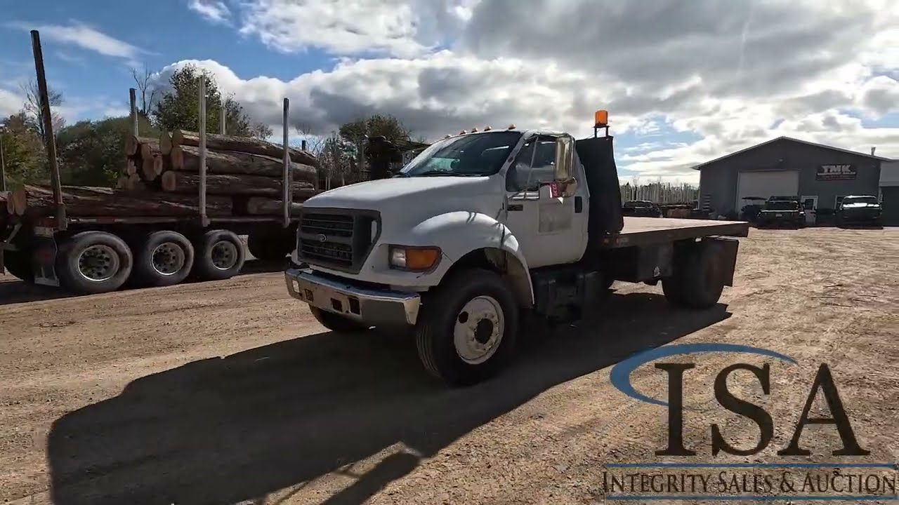 3456 - 2000 Ford F750 Flatbed Will Be Sold At Auction!