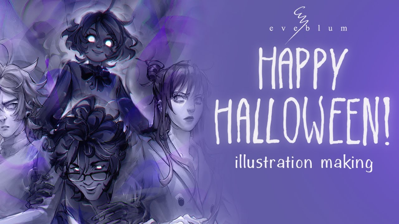 13 HOURS IN 30 MINUTES 👻Halloween Speedpaint