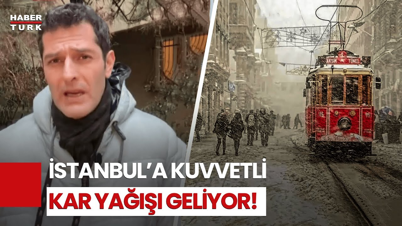 İstanbul&rsquo;da Kuvvetli Kar Alarmı: Saat Belli Oldu!