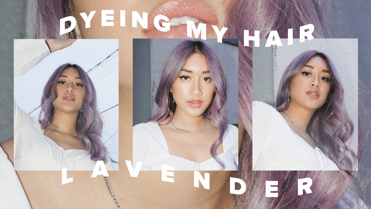 DYEING MY HAIR LAVENDER + HAIRCARE TIPS & TRICKS