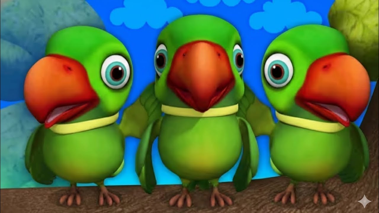 Main Tota Main Tota 🦜 | Kids Rhyme Song | Hindi Cartoon Rhymes | Baby Songs