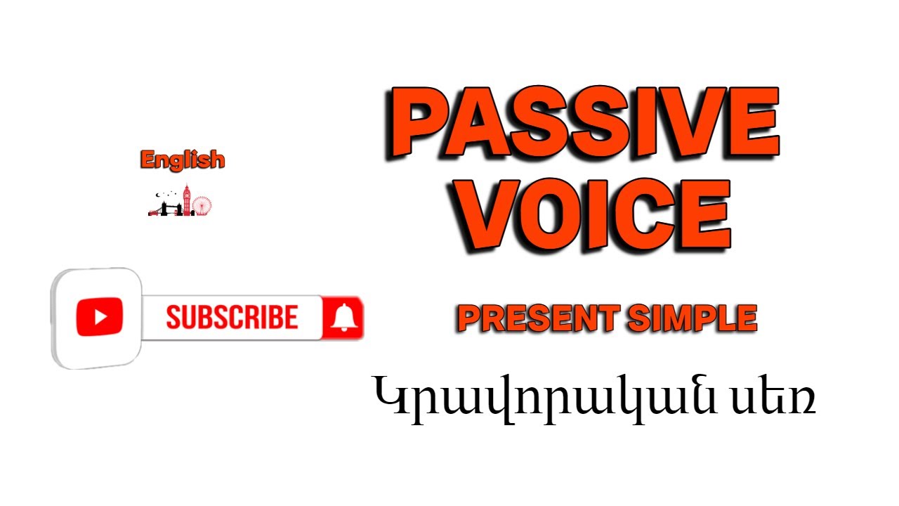 Passive voice present simple