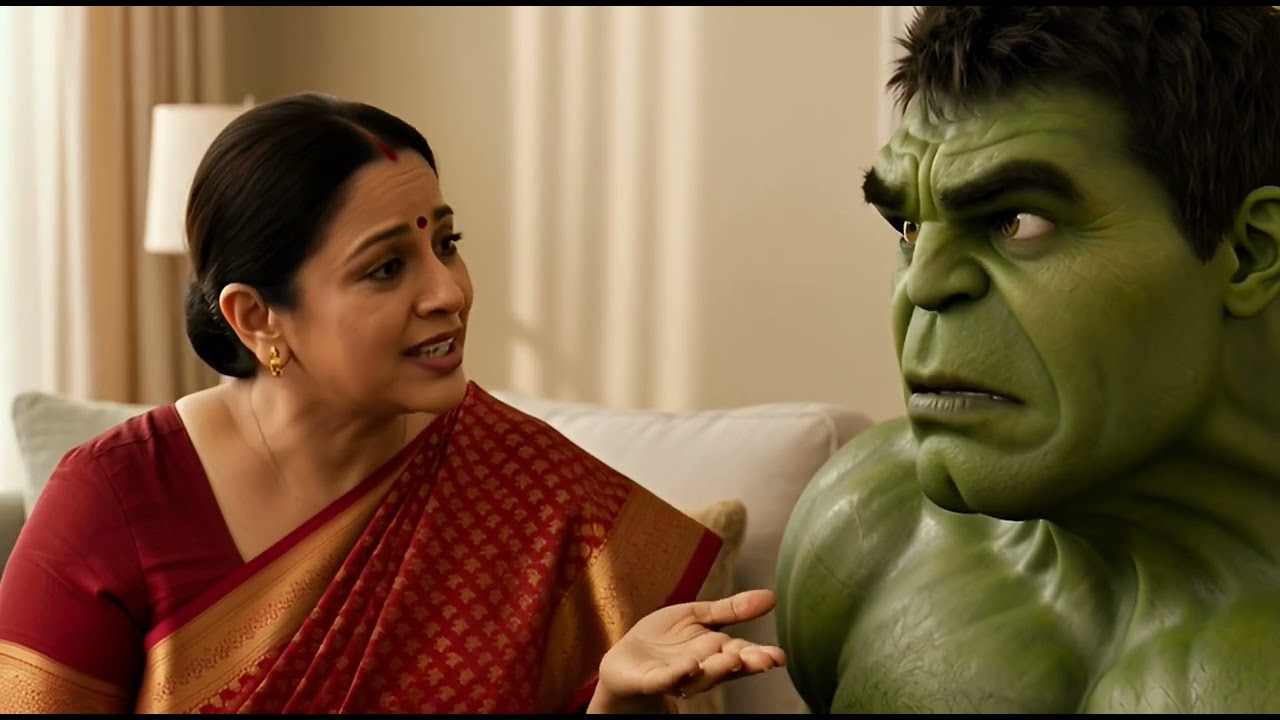 Hulk Living with Strict Desi Parents