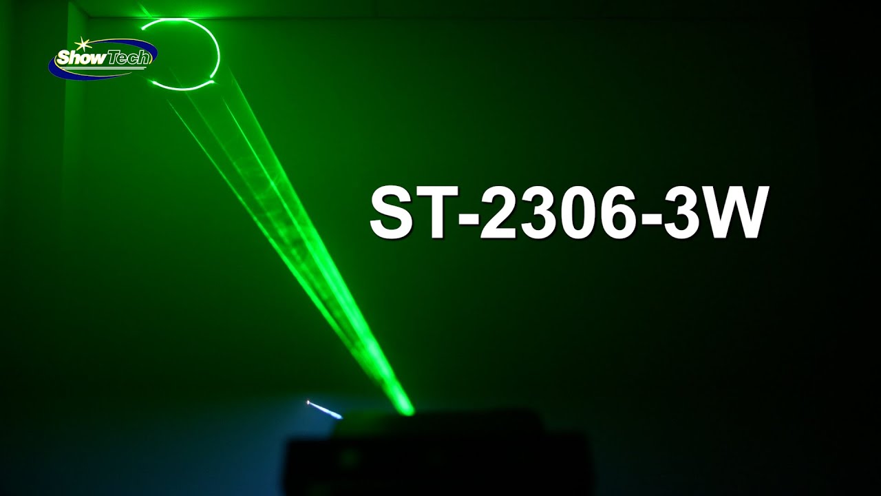 SHOWTECH BRASIL - LASER HOLOGRÁFICO RGB - ST-2306-3W
