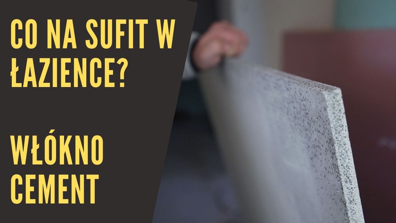 Co na sufit w łazience? Płyta cementowo wł&oacute;knowa. #fermacell #aquaroc #aquapanel