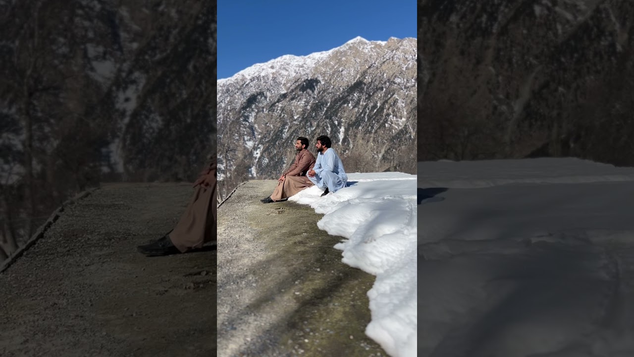 Swat Pakistan 🇵🇰 #snow #swat #snowfall #swatvelly #travel #swatvalley #automobile #beautyofswat
