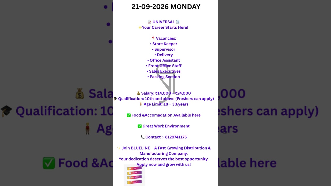 #keralajobvacancy #urgentvacancy #10thgrade #jobs #news #keralajobsmalayalam #jobs2026 job news