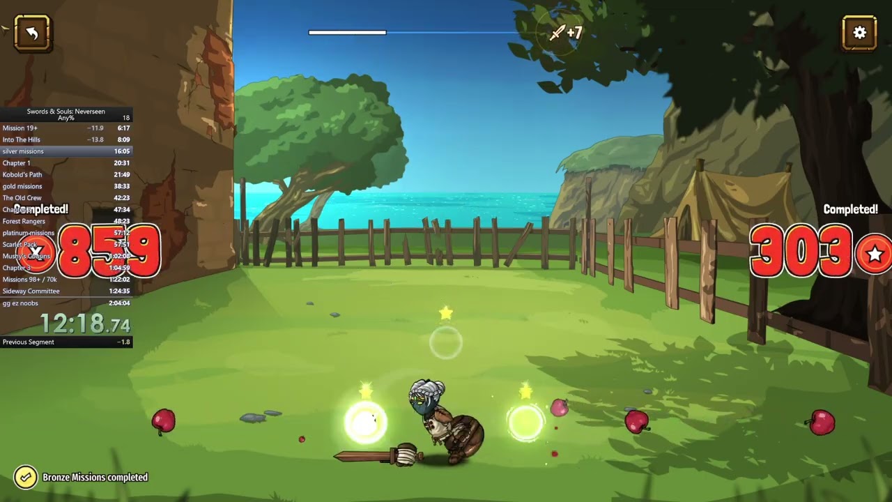 Swords & Souls: Neverseen Full game Any% 1:55:05 (WORLD RECORD)