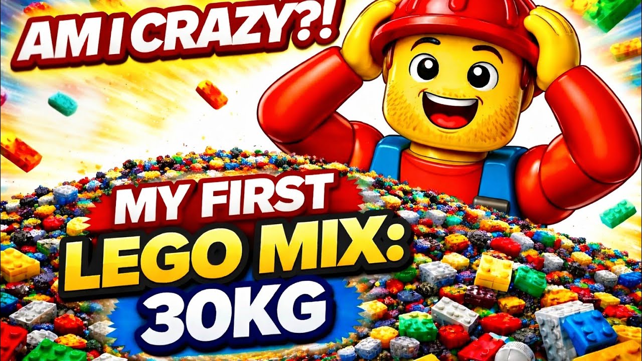 Am I Crazy?! I Bought 30kg of LEGO MIX – First Impressions (My First Ever Mix)