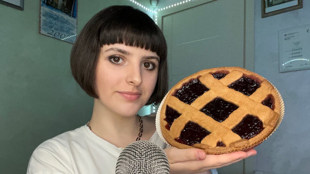 ASMR Eating Pie 🥧🫐🍰 (chewing sounds) | MUKBANG