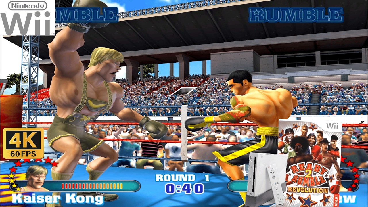 Ready 2 Rumble Revolution (2009) Nintendo Wii Gameplay in HD～4K 60FPS