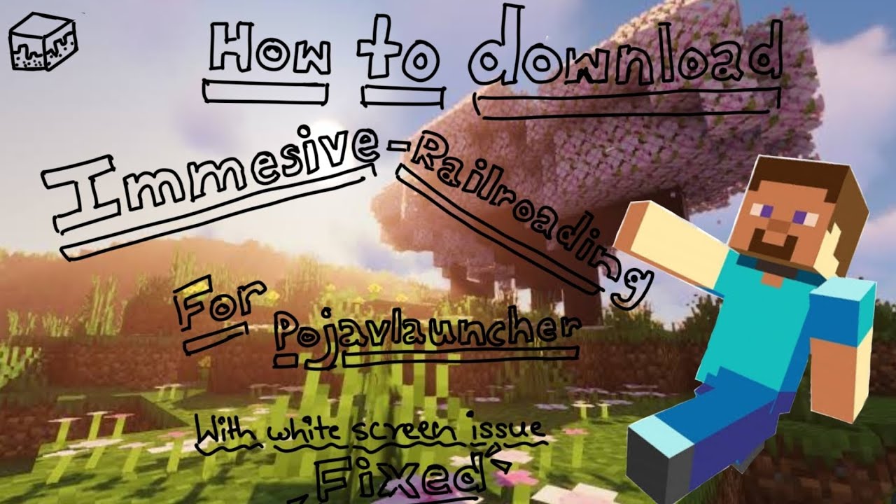 How to download immersive-railroading for pojavlauncher (FULL VIDEO).
