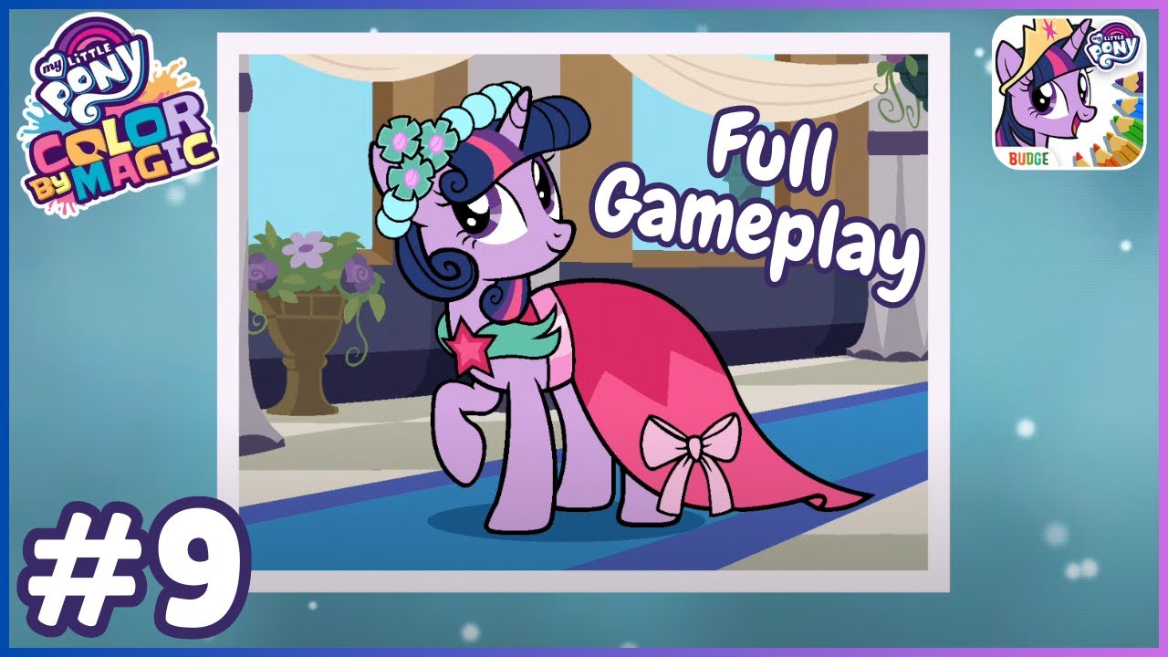 👉 My Little Pony: Color by Magic 🎨🦄 | Full Gameplay Walkthrough | Part 9 | VIP | Games 4 Kids!