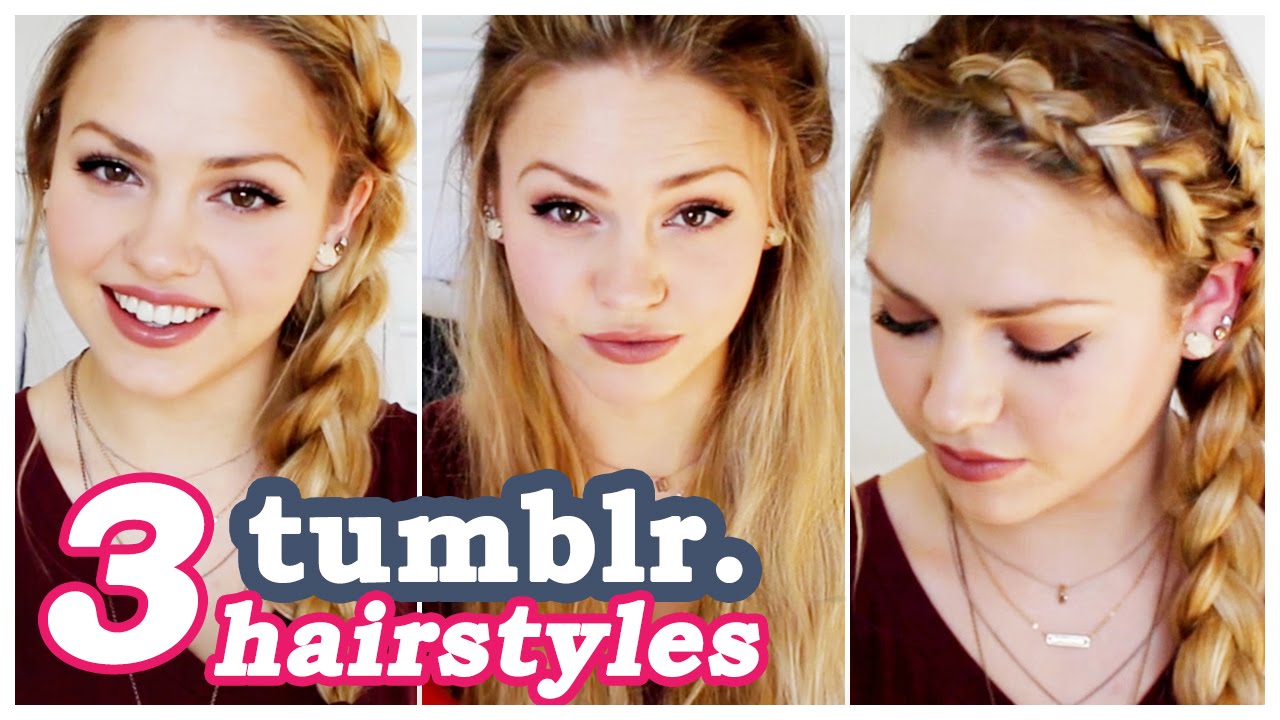 3 Easy Tumblr Hair Tutorials