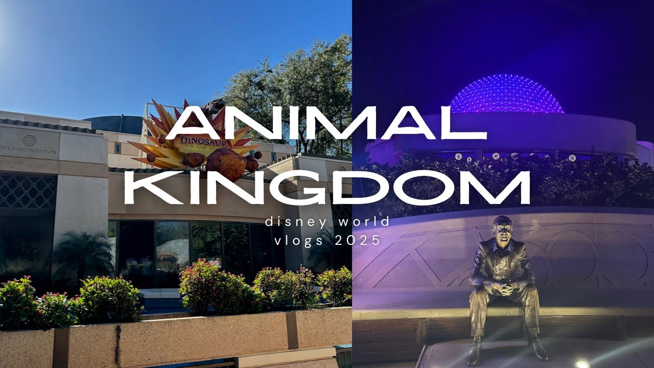 disney world vlogs 2025 | animal kingdom 🌳 + epcot 🪩