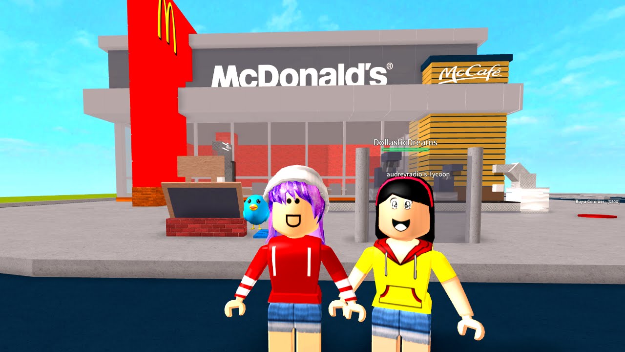 ROBLOX McDonald's TYCOON | RADIOJH GAMES & DOLLASTIC PLAYS