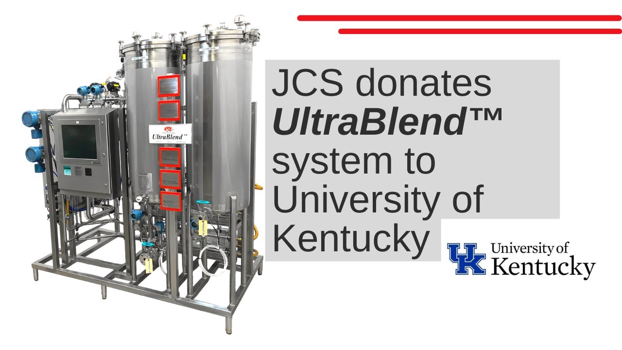 Better together: JCS donates an UltraBlend&trade; system to the University of Kentucky