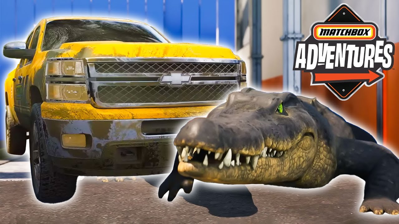 Mason James Finds an Alligator in a Car Wash! 😱🐊🧼 + More Cartoons for Kids 🤩😁 | Matchbox