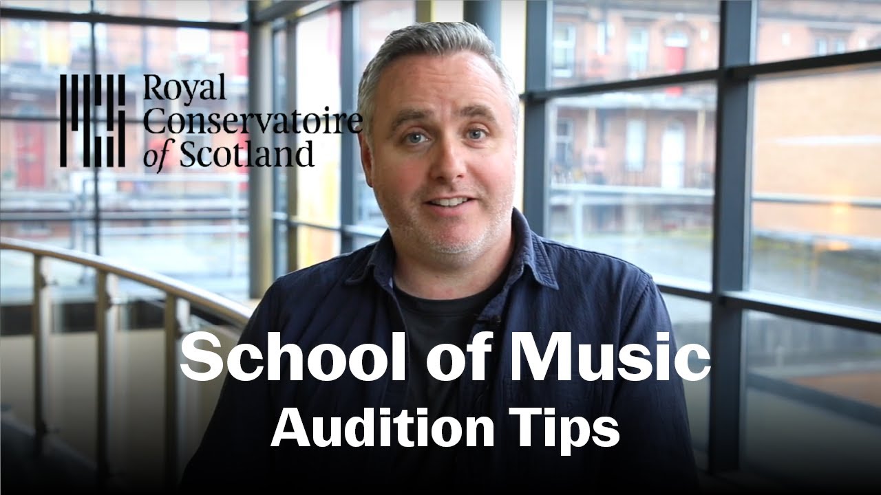 School of Music audition tips with Matthew McAllister